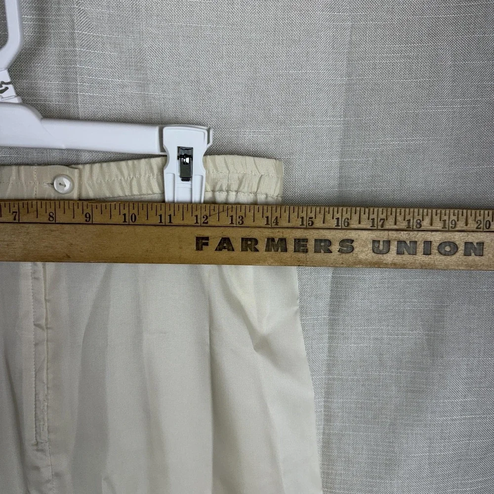 VTG Richard Warren Jacket Skirt Set Womens 10 White Silk Pleated Hem 2 Piece